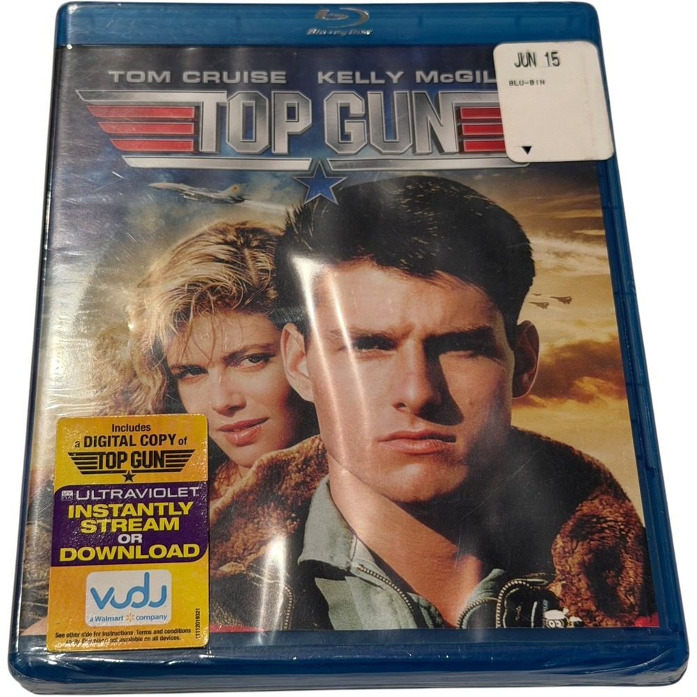 Top Gun Blu-ray Tom Cruise Kelly McGillis 1986 Action Movie New Sealed